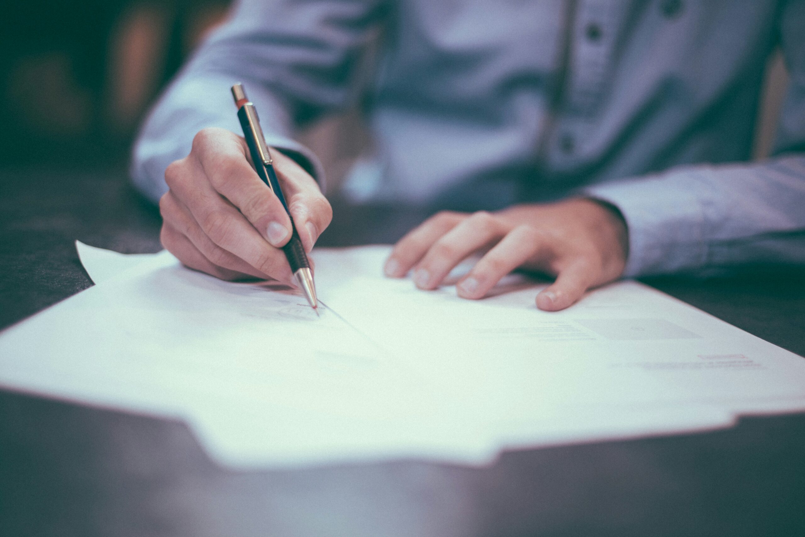 Signing of a contract